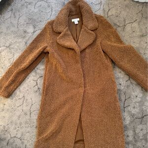 Rachel Zoe Tan Teddy / Sherpa Coat